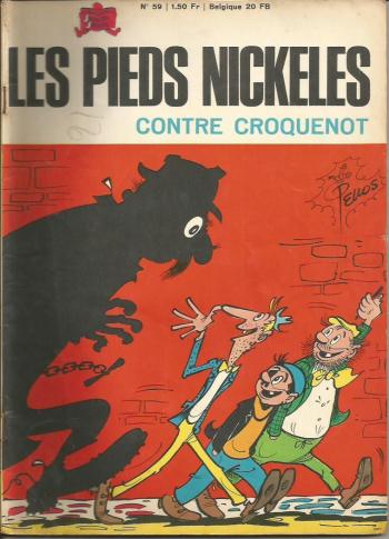 Couverture de l'album Les Pieds Nickelés (3e série - 1946-1988) - 59. Contre Croquenot