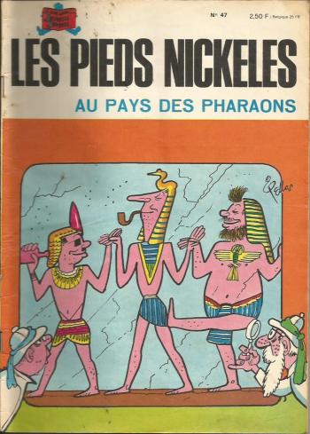 Couverture de l'album Les Pieds Nickelés (3e série - 1946-1988) - 47. Au pays des Pharaons