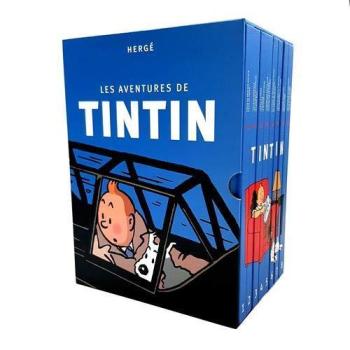 Couverture de l'album Les Aventures de Tintin - COF. Les Aventures de Tintin - Coffret 8 volumes