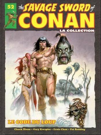 Couverture de l'album The savage sword of Conan - La collection - 52. Le Code du loup