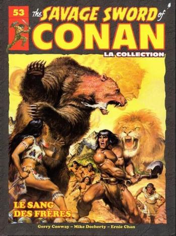 Couverture de l'album The savage sword of Conan - La collection - 53. Le Sang des frères