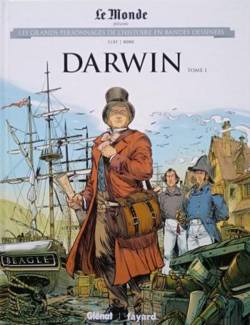 Couverture de l'album Les Grands Personnages de l'Histoire en BD - 27. Darwin - Tome 1