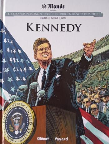 Couverture de l'album Les Grands Personnages de l'Histoire en BD - 26. Kennedy