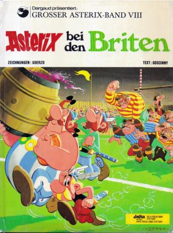 Couverture de l'album Astérix (en allemand) - 8. Asterix bei den briten
