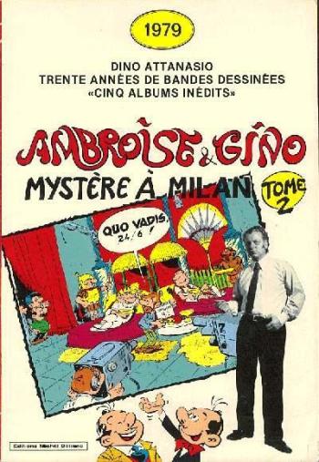 Couverture de l'album Ambroise & Gino - 1. Mystère à Milan