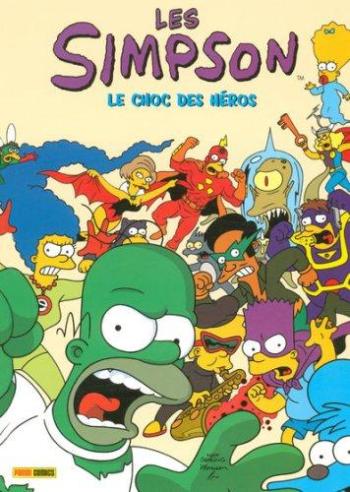 Couverture de l'album Les Simpson - HS. Le choc des héros