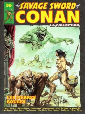 Couverture de l'album The savage sword of Conan - La collection - 56. Les pierres rouges