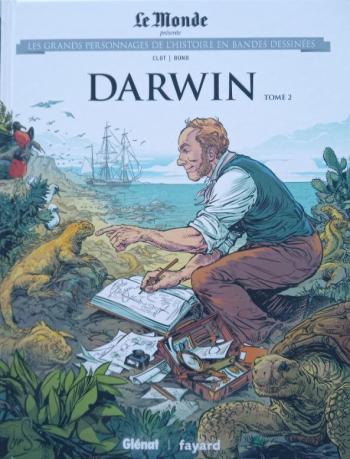 Couverture de l'album Les Grands Personnages de l'Histoire en BD - 28. Darwin - Tome 2
