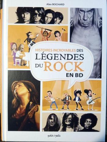 Couverture de l'album Histoires incroyables Légendes du rock en BD (One-shot)