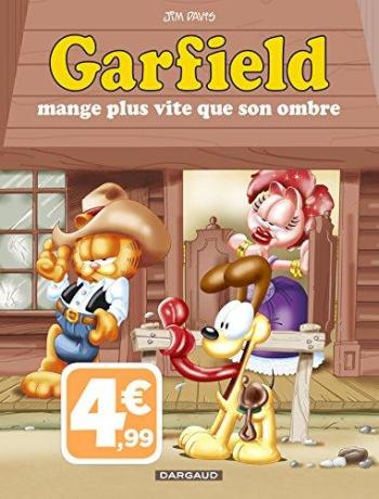 Couverture de l'album Garfield - 34. Garfield mange plus vite que son ombre