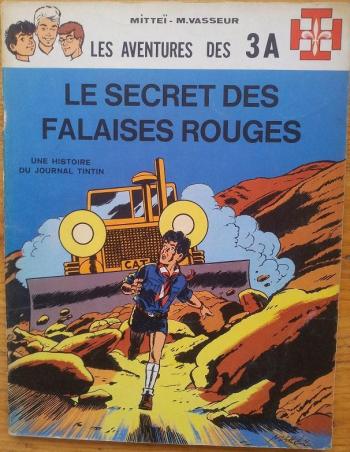 Couverture de l'album Les Aventures des 3 A - 3. Le Secret des falaises rouges