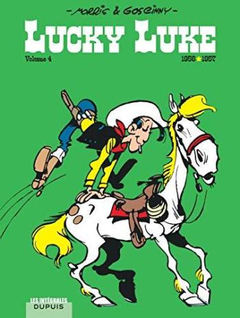Couverture de l'album Lucky Luke (Intégrales) - 4. Lucky luke 4 (intégrale) 1956 - 1957
