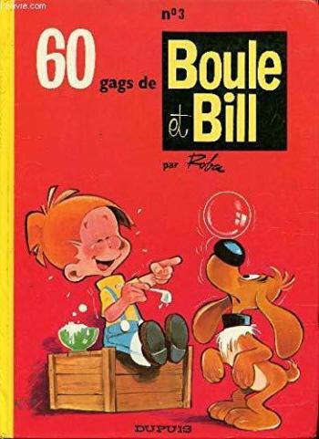 Couverture de l'album Boule & Bill - 3. 60 gags de Boule et Bill n°3