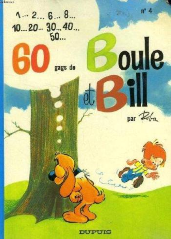 Couverture de l'album Boule & Bill - 4. 60 gags de Boule et Bill n°4