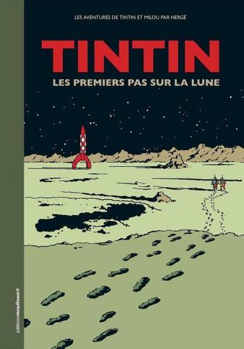 Couverture de l'album Tintin (Divers et HS) - HS. Les Premiers pas sur la lune