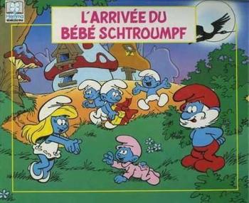 Couverture de l'album Les Schtroumpfs (Hemma Pop Up) - 3. L'arrivée du bébé Schtroumpf