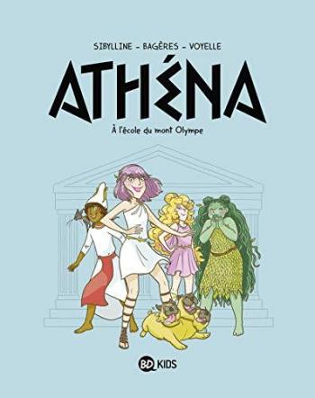 Couverture de l'album Athéna (BD Kids) - 1. À l'école du mont Olympe