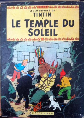 Couverture de l'album Les Aventures de Tintin - 14. Le Temple du soleil