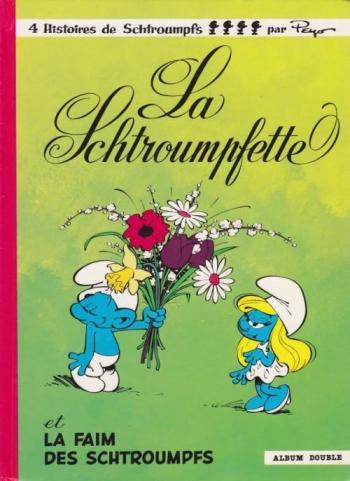 Couverture de l'album Les Schtroumpfs (France Loisirs) - 3. La Schtroumpfette / Schtroumpf vert et vert Schtroumpf