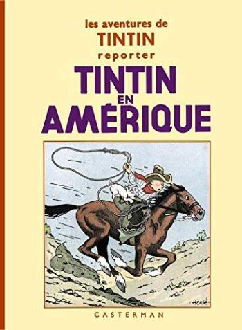 Couverture de l'album Les Aventures de Tintin (Petit format) - 3. Tintin en amérique