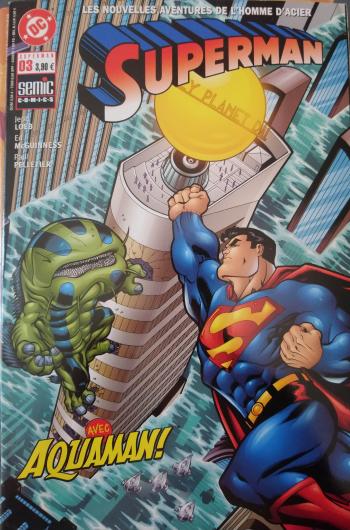 Couverture de l'album Superman Les Nouvelles Aventures de l'Homme d'Acier - 3. Avec Aquaman