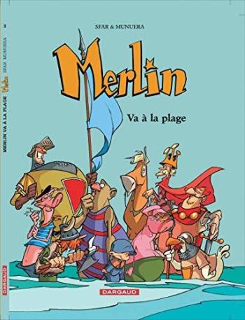 Couverture de l'album Merlin (Joann Sfar) - 3. Merlin va à la plage