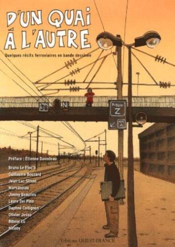 Couverture de l'album D'un quai à l'autre : Quelques récits ferroviaires en bande dessinée (One-shot)