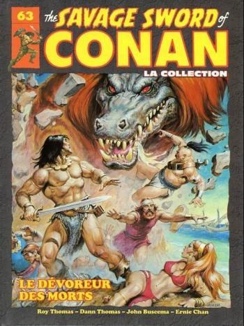 Couverture de l'album The savage sword of Conan - La collection - 63. Le dévoreur des morts
