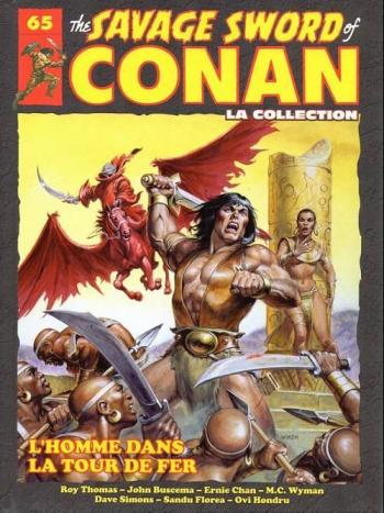 Couverture de l'album The savage sword of Conan - La collection - 65. L'homme dans la tour de fer