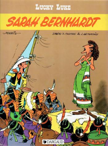 Couverture de l'album Lucky Luke (Lucky Comics / Dargaud / Le Lombard) - 19. Sarah Bernhardt