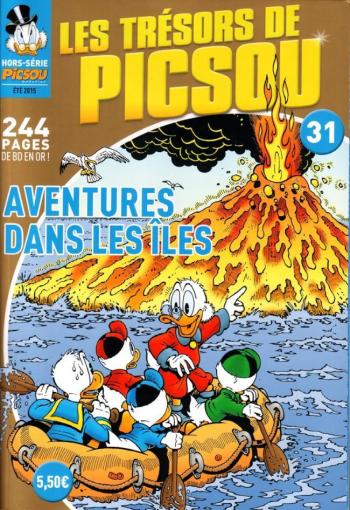 Couverture de l'album Picsou Magazine Hors Série - 31. Les Trésors de Picsou - Aventures dans les îles