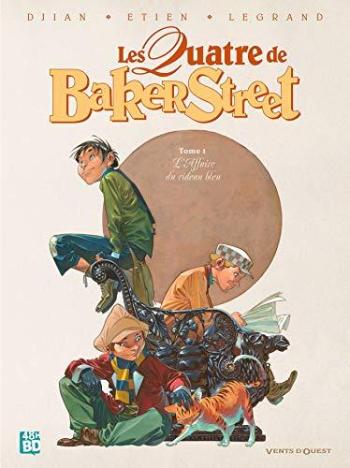 Couverture de l'album Les Quatre de Baker Street - 1. L'Affaire du rideau bleu