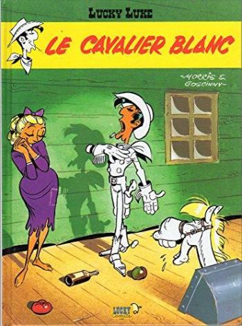 Couverture de l'album Lucky Luke (Lucky Comics / Dargaud / Le Lombard) - 10. Le Cavalier Blanc