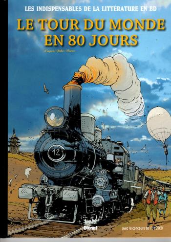 Couverture de l'album Les indispensables de la littérature en BD - 2. Le tour du monde en 80 jours