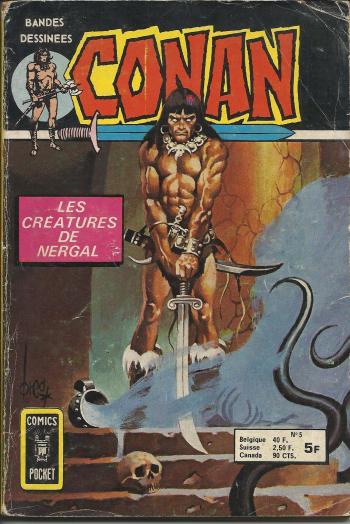 Couverture de l'album Conan (Artima Comics pocket) - 5. Les créatures de Nergal