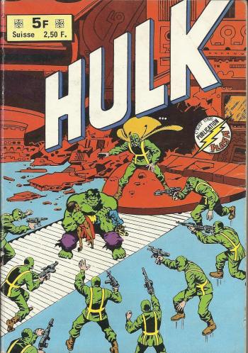 Couverture de l'album Hulk (1re Série - Arédit - Flash) - INT. L'invincible Hulk - Conquérants de la terre.