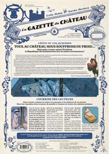 Couverture de l'album Le Château des animaux (Gazette) - 6. La Gazette du Château