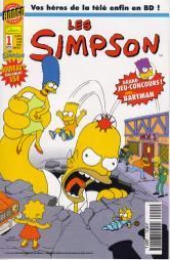 Couverture de l'album Les Simpson (Bongo Comics) - 1. L'incroyable Homer qui grossit