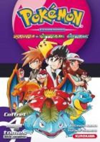 Couverture de l'album Pokémon - Rouge Feu et Vert Feuille - COF. Coffret 1-2-3-4