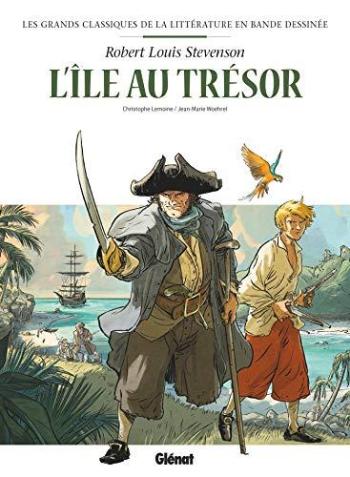 Couverture de l'album Les Grands Classiques de la littérature en BD (Glénat) - 10. L'Île au trésor