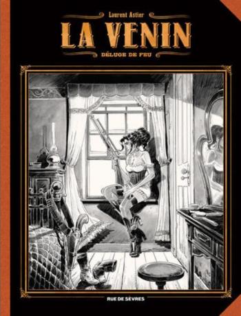 Couverture de l'album La Venin - 1. Déluge de feu (grand format - N&B)
