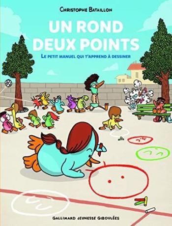 Couverture de l'album Le Petit Manuel qui t'apprend à dessiner - 1. Un rond, deux points.