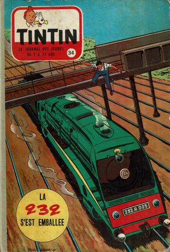 Couverture de l'album Recueil - Le journal de Tintin (Edition FR) - 34. Recueil 34