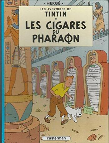 Couverture de l'album Les Aventures de Tintin - 4. Les cigares du Pharaon