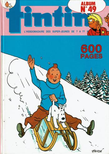 Couverture de l'album Recueil - Le journal de Tintin (Edition FR - 1978/1988) - 49. Recueil 49
