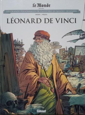 Couverture de l'album Les Grands Personnages de l'Histoire en BD - 48. Léonard de Vinci