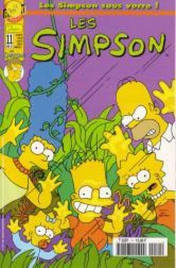 Couverture de l'album Les Simpson (Bongo Comics) - 11. Les simpson sous verre !