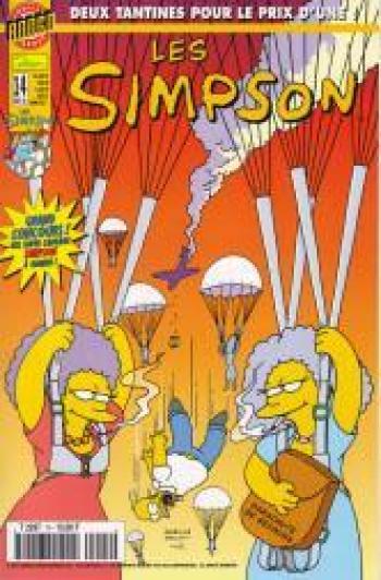 Couverture de l'album Les Simpson (Bongo Comics) - 14. Deux tantines pour le prix d'une !