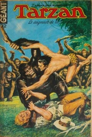Couverture de l'album Tarzan (Géant) - 32. Tarzan et le champion