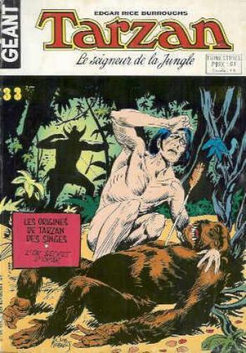 Couverture de l'album Tarzan (Géant) - 33. Les origines de Tarzan des singes (1+2)
